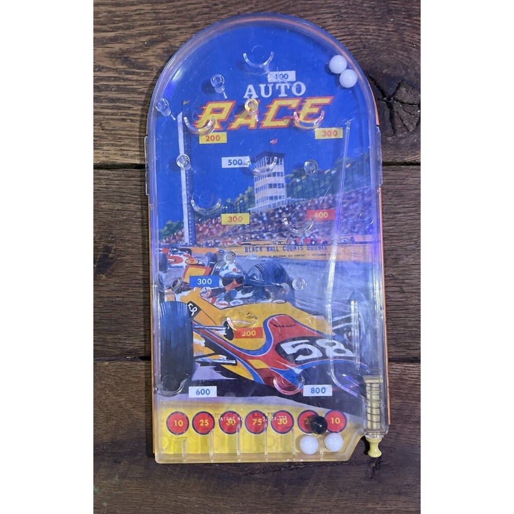 Wolverine Toy, Auto Race childrens pinball toy